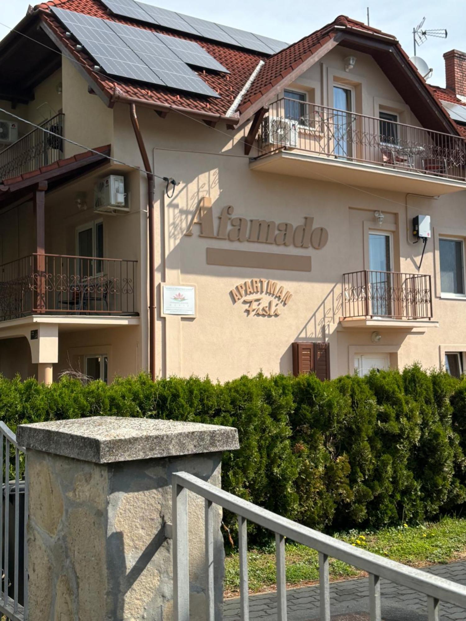 Afamado Apartman Fisli Хевиз Экстерьер фото