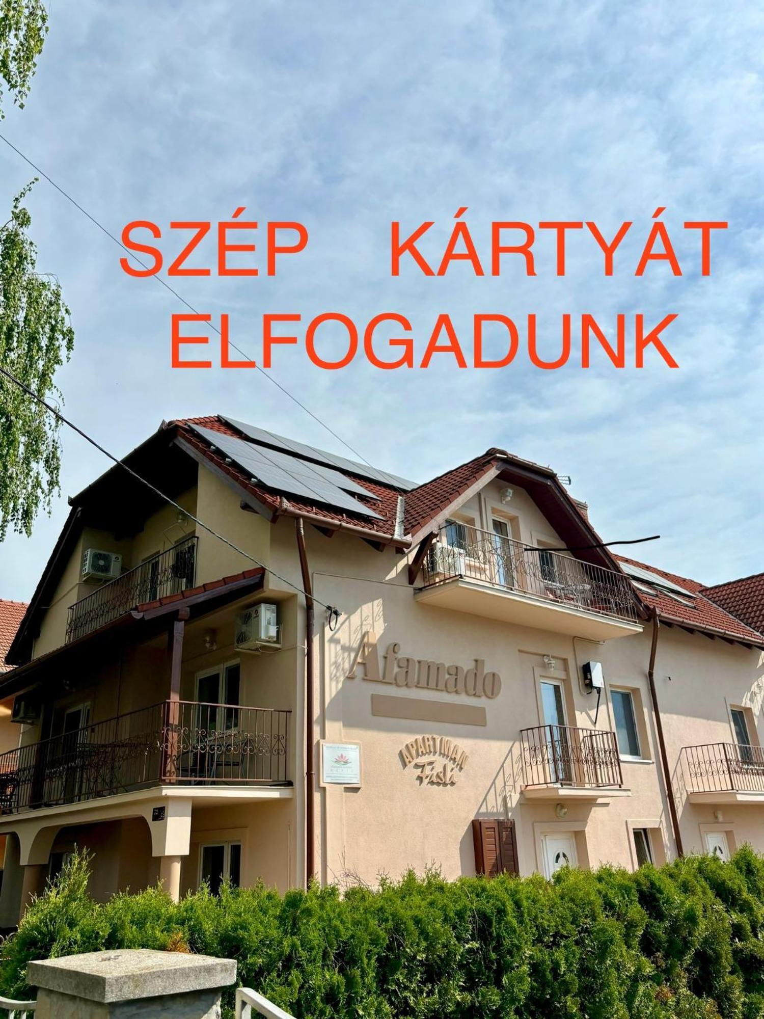 Afamado Apartman Fisli Хевиз Экстерьер фото